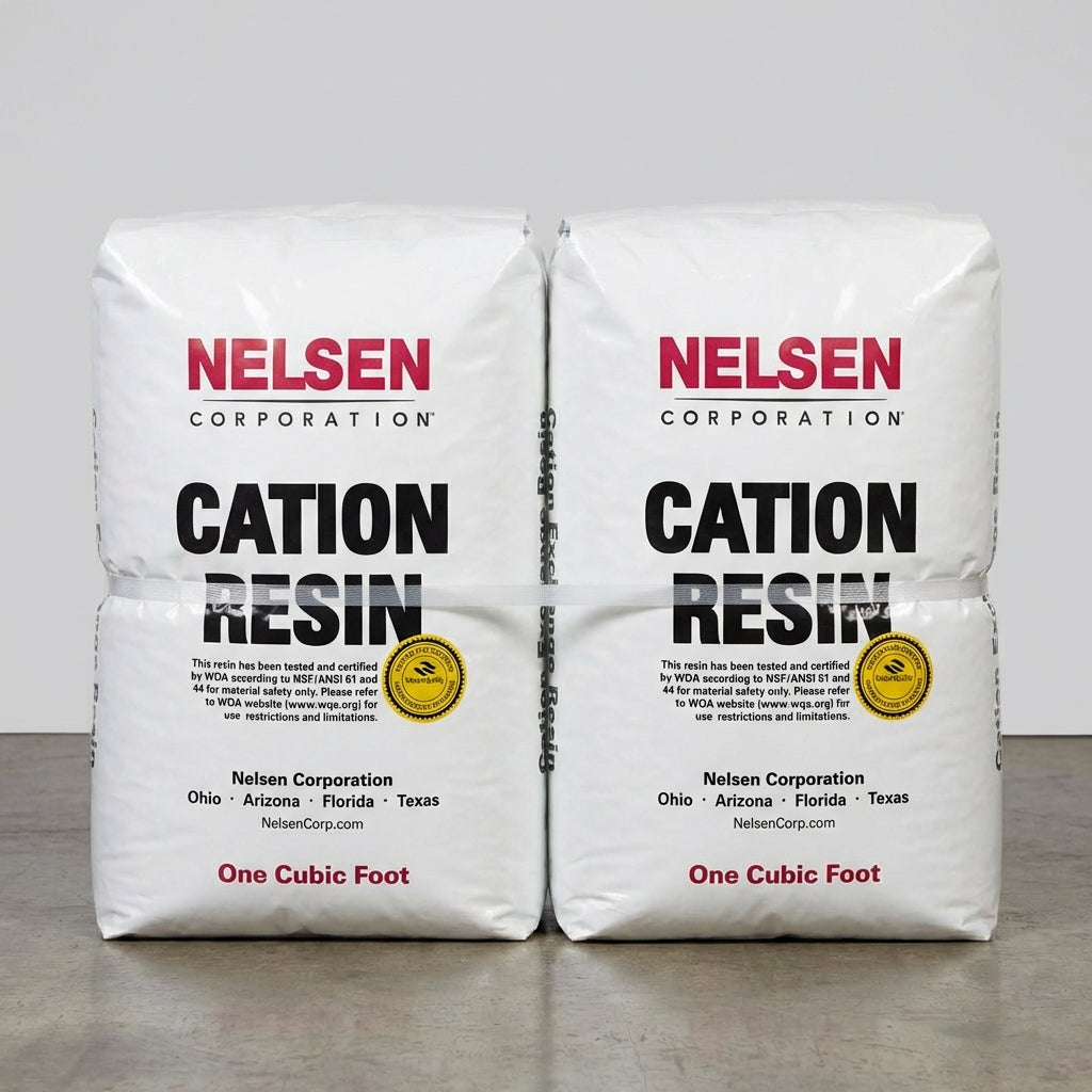 Cation Exchange Resin – 1 Cu Ft Box | CATION-100 High-Capacity Water Softener Resin for Residential & Commercial Systems