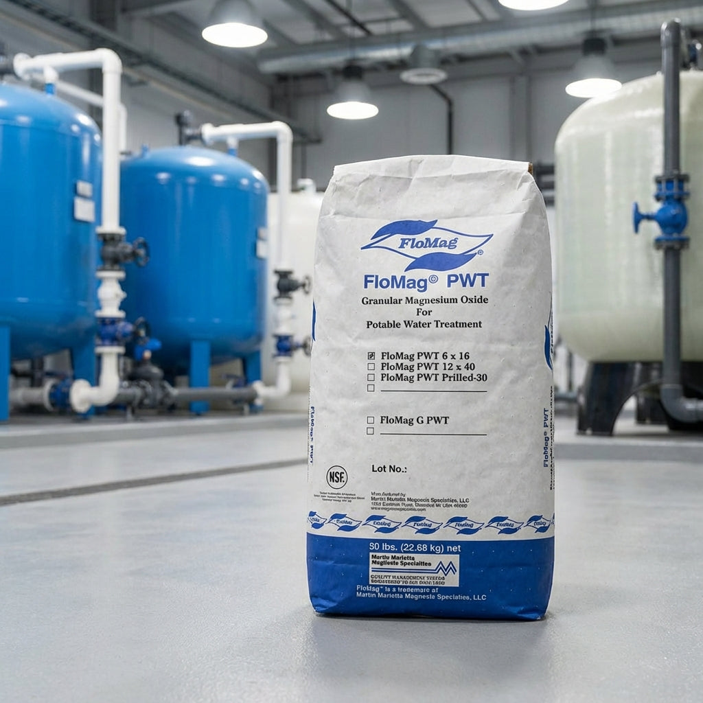 FloMag Magnesium Hydroxide Filter Media – 0.66 Cubic Foot Bag High-Performance Media for Fast Water pH Correction