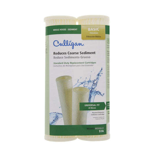 CULLIGAN SEDIMENT WATER FILTER REPLACEMENT CARTRIDGES, 2-PACK