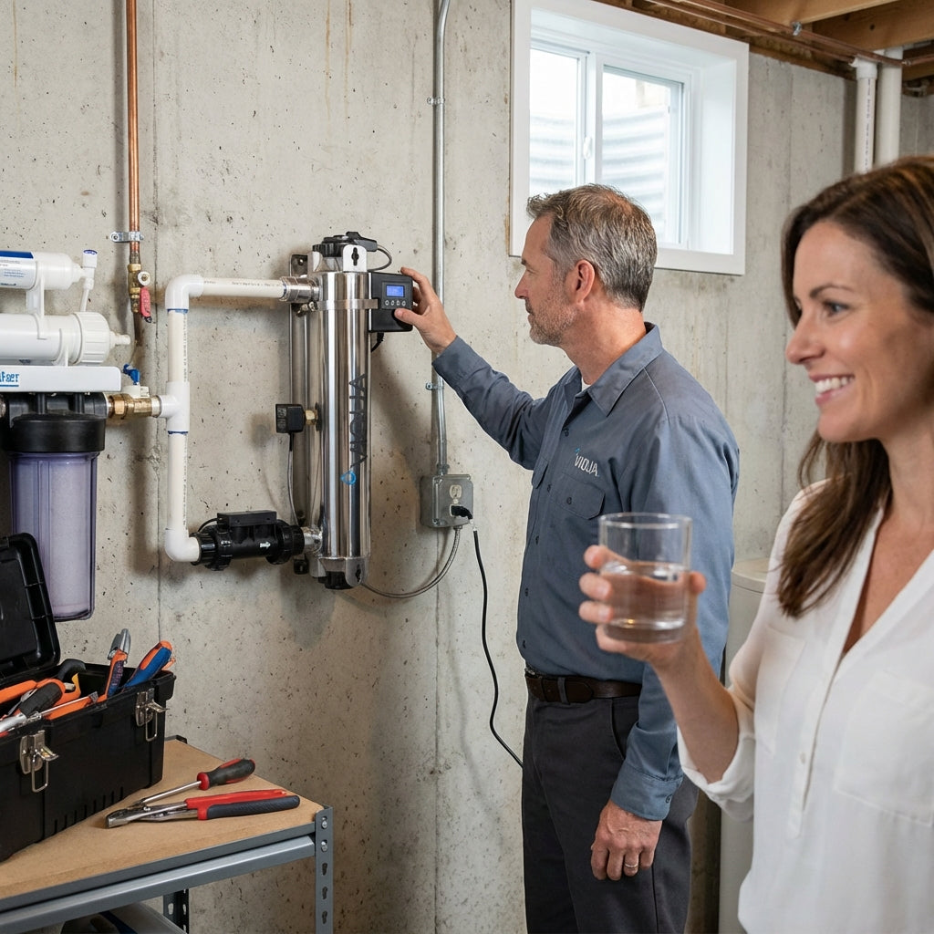 VIQUA PRO10 UV Water Disinfection System – NSF Class A | 10 GPM Whole-House UV Protection
