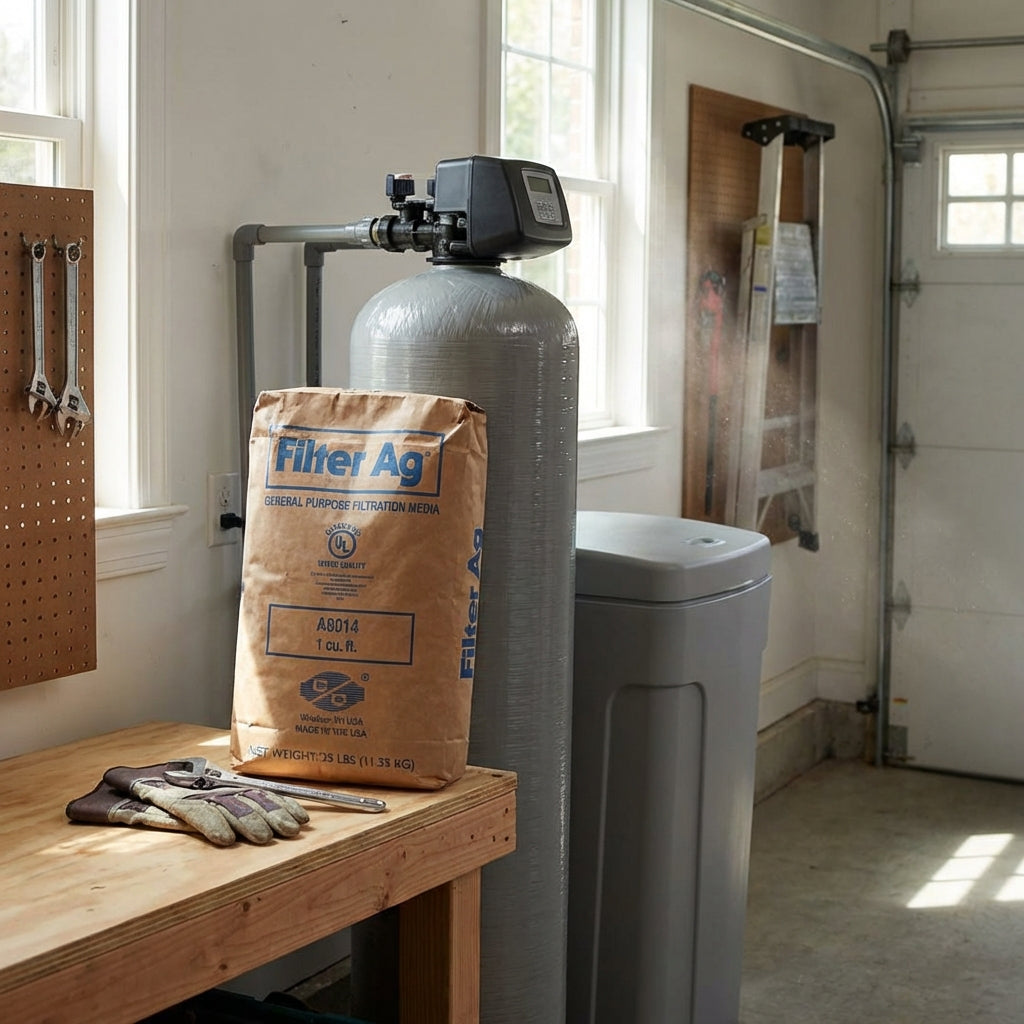 Filter-Ag Water Filtration Media – 1 Cubic Foot (25 LB Bag) | General Purpose Sediment Filtration