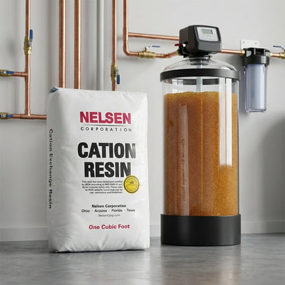 Cation Exchange Resin – 1 Cu Ft Box | CATION-100  High-Capacity Water Softener Resin for Residential &amp; Commercial Systems