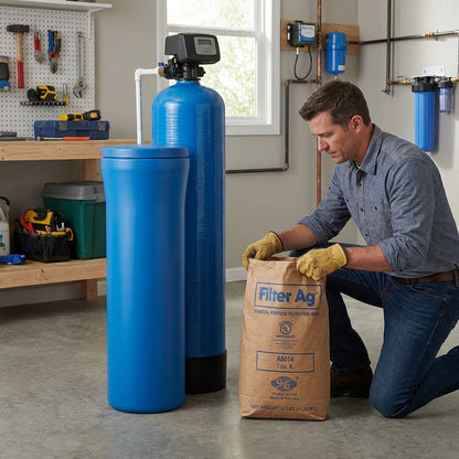 Filter-Ag Water Filtration Media – 1 Cubic Foot (25 LB Bag) | General Purpose Sediment Filtration
