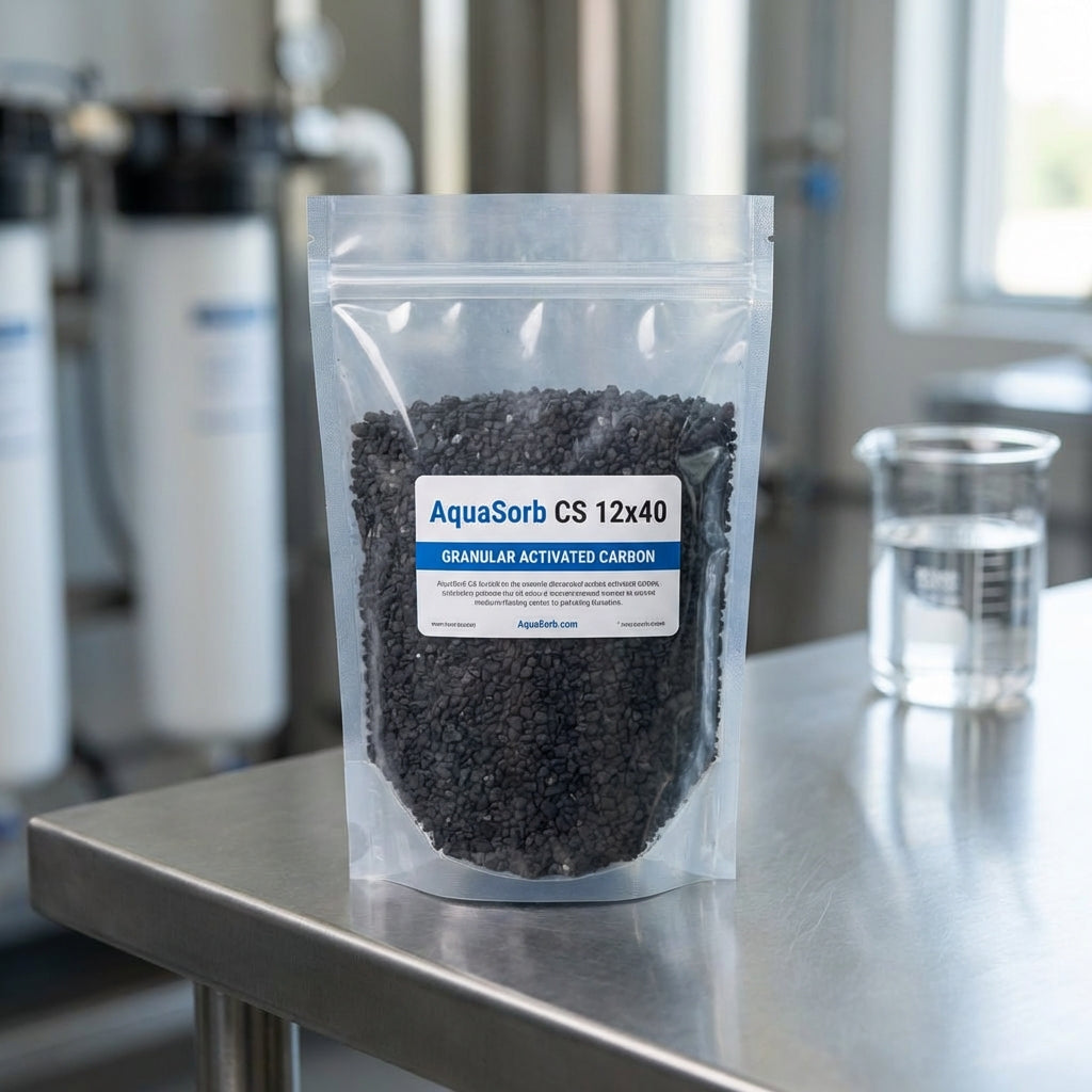 AquaSorb 1240CS Coconut Shell Activated Carbon – 0.75 Cu Ft Box  NSF-Certified Filter Media-Free Delivery
