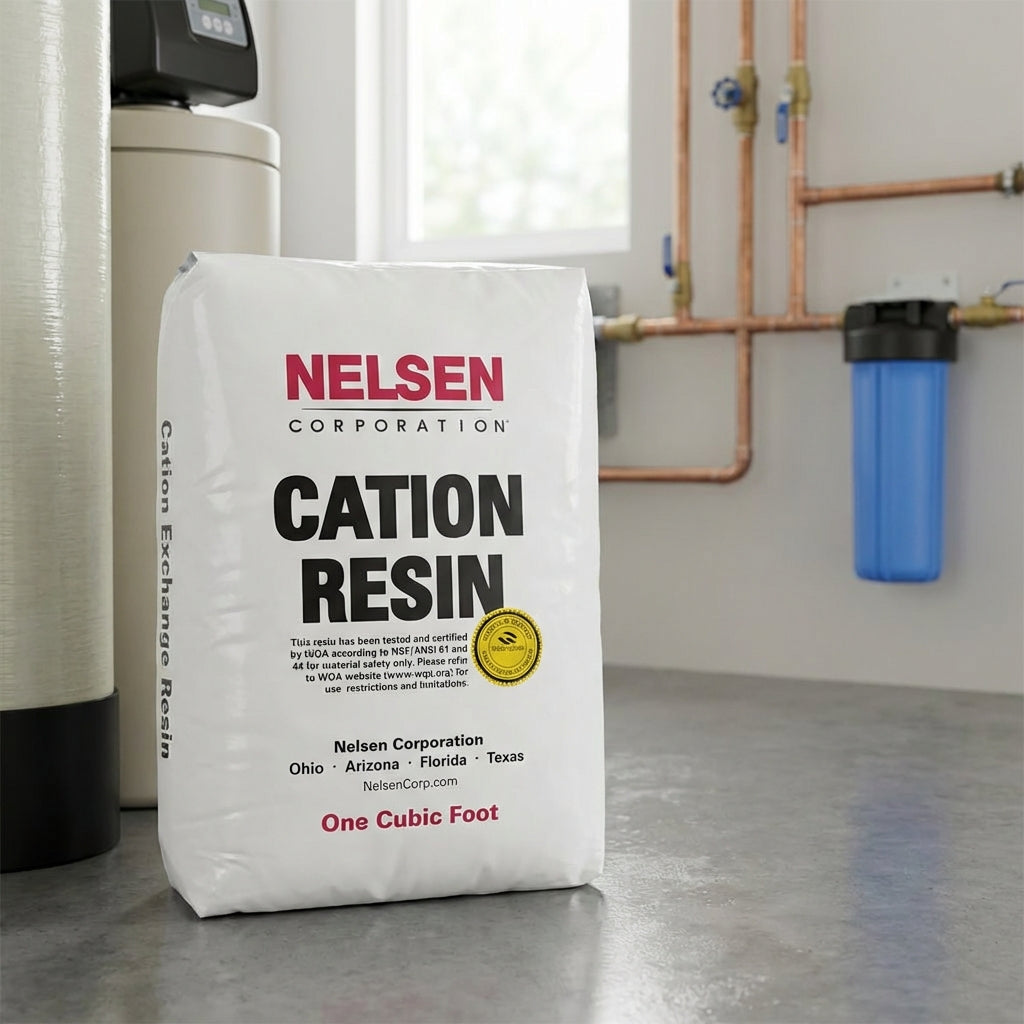 Cation Exchange Resin – 1 Cu Ft Box | CATION-100  High-Capacity Water Softener Resin for Residential &amp; Commercial Systems