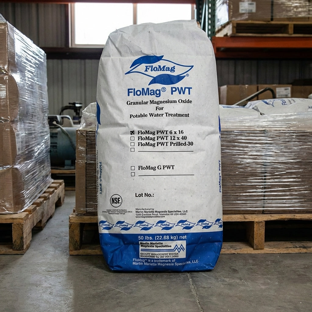 FloMag Magnesium Hydroxide Filter Media – 0.66 Cubic Foot Bag  High-Performance Media for Fast Water pH Correction