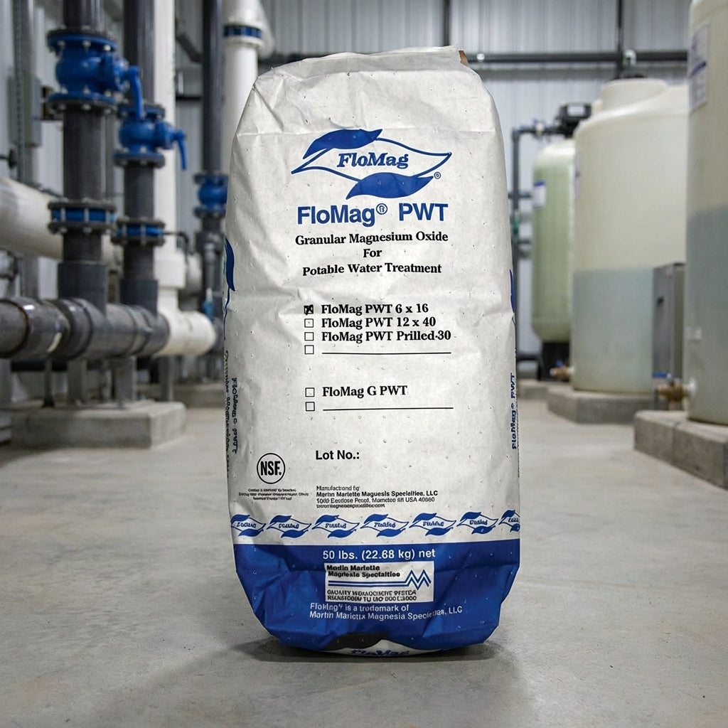 FloMag Magnesium Hydroxide Filter Media – 0.66 Cubic Foot Bag  High-Performance Media for Fast Water pH Correction