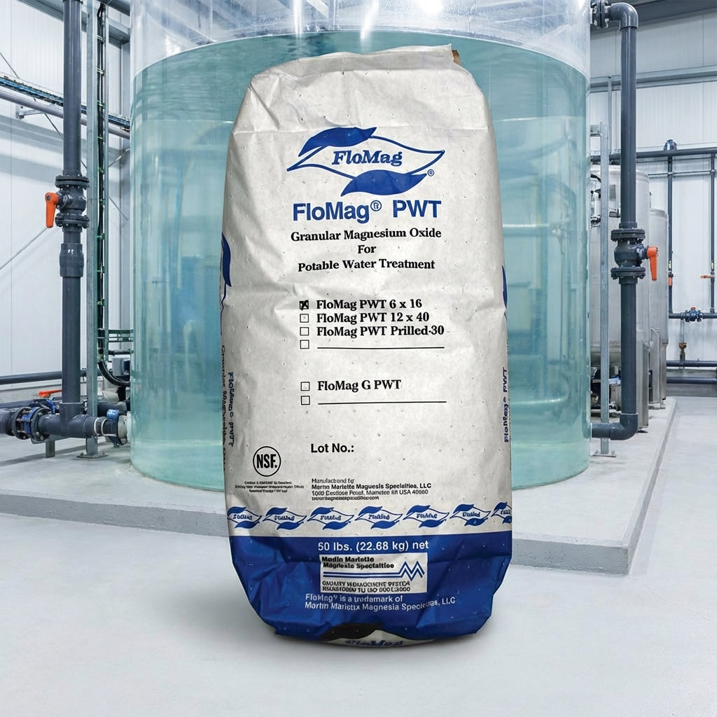 FloMag Magnesium Hydroxide Filter Media – 0.66 Cubic Foot Bag  High-Performance Media for Fast Water pH Correction