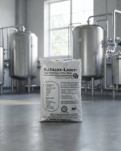 Katalox Light Filter Media – 0.5 Cu Ft Box (KATALOX-50-BOX)  High-Capacity Iron, Sulfur &amp; Manganese Removal Media