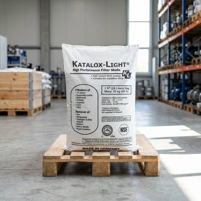 Katalox Light Filter Media – 0.5 Cu Ft Box (KATALOX-50-BOX)  High-Capacity Iron, Sulfur &amp; Manganese Removal Media