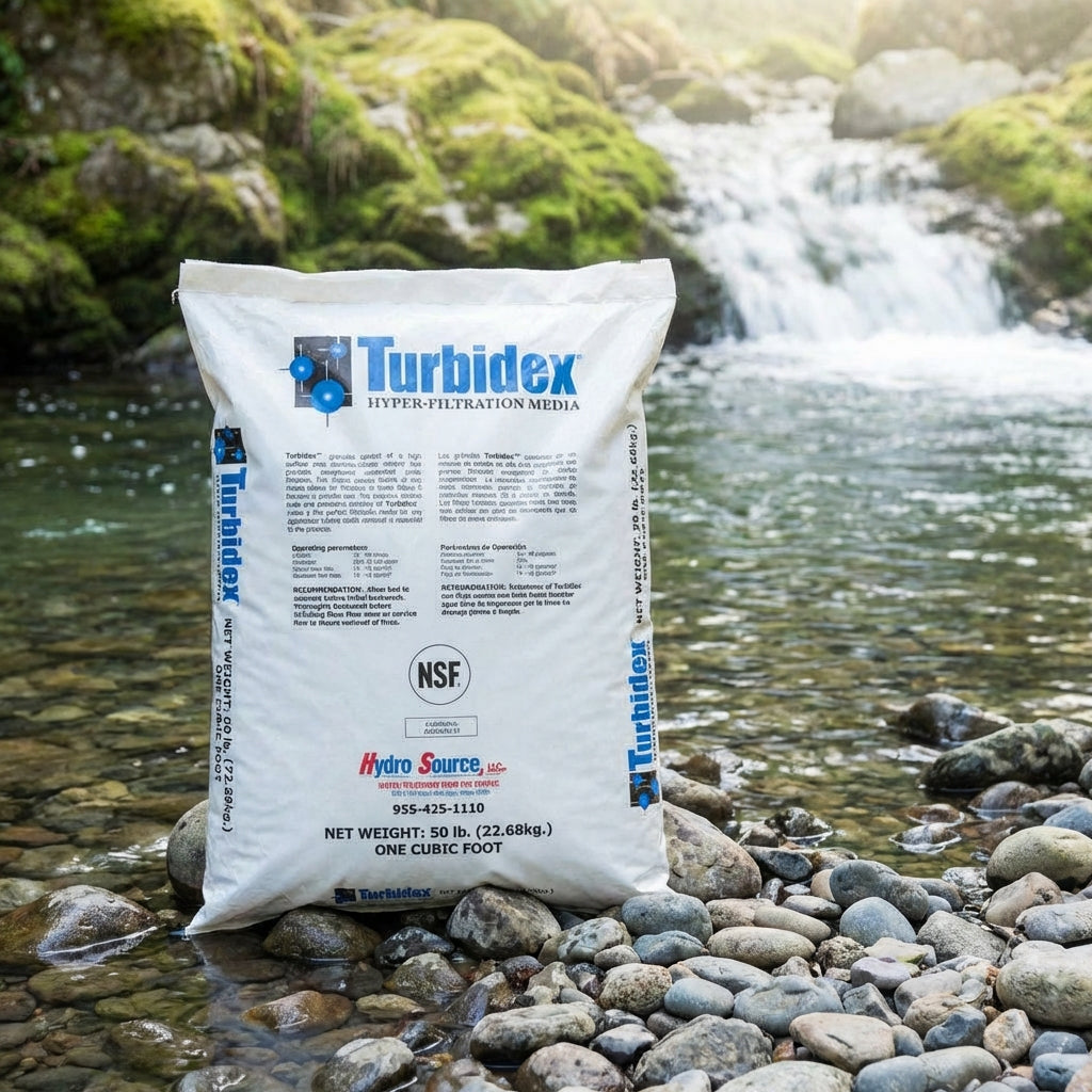 Turbidex™ High-Efficiency Filtration Media – Advanced Turbidity &amp; Sediment Removal-Free Delivery